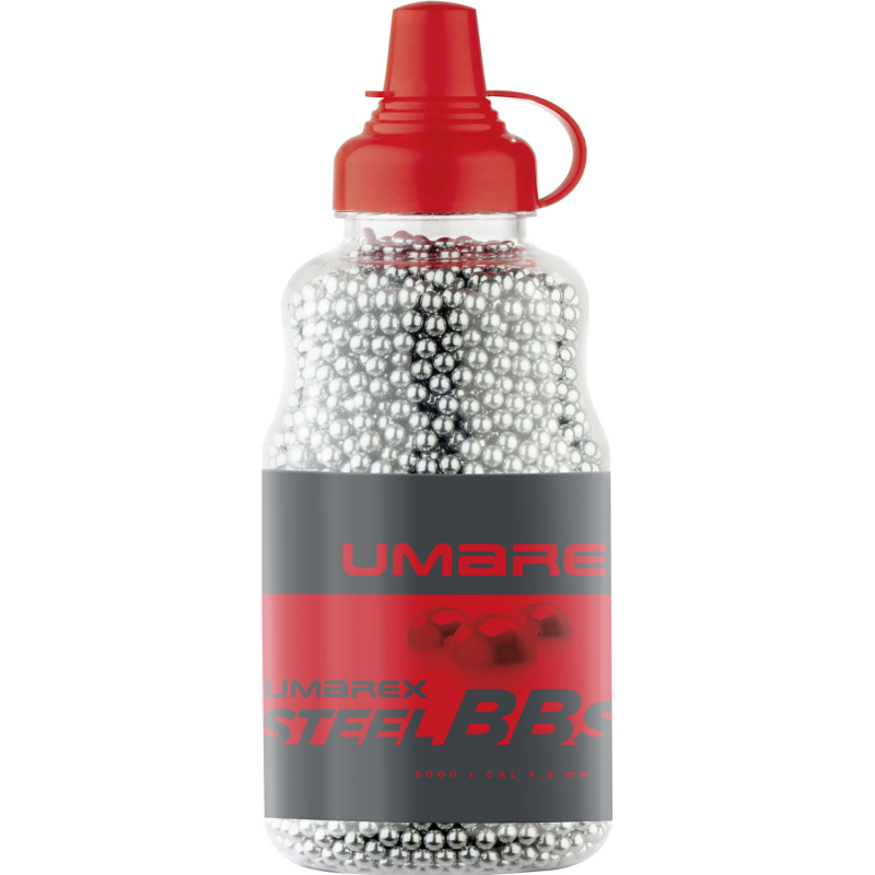 Umarex Stahl-BBs 4,5 mm (.177) – 5.000 Stück, 0,35 g, silber