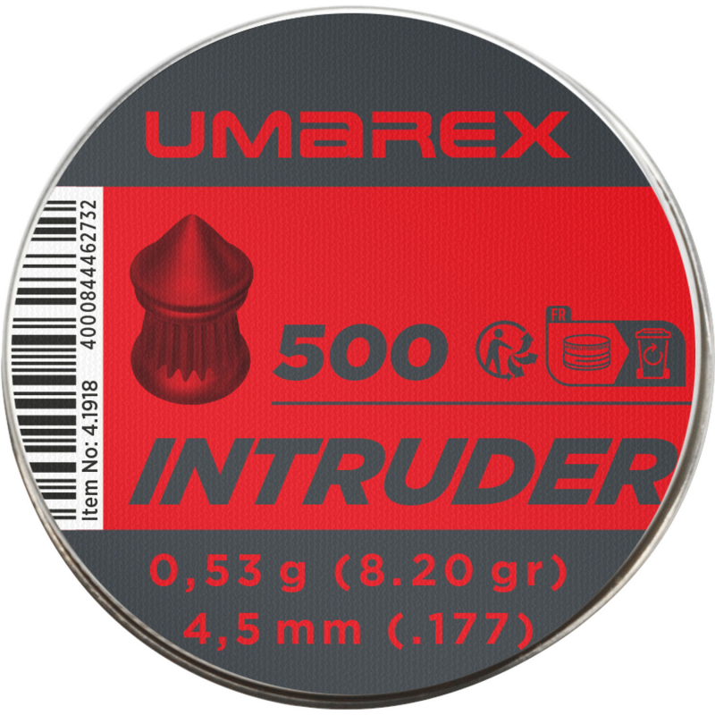 Umarex Intruder Diabolos 4,5 mm (.177) – Spitzkopf, 0,53 g, 500 Stück