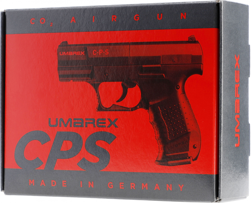 Umarex CPS CO₂-Luftpistole 4,5 mm Diabolo – Airweapon Starter Set