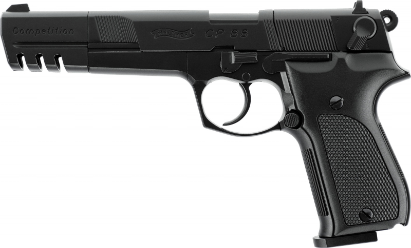 Walther CP88 Competition CO2-Luftpistole 4,5 mm Diabolo  Vollmetall, Made in Germany