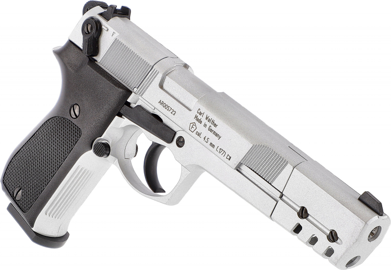 Walther CP88 Competition CO₂-Luftpistole 4,5 mm Diabolo – Nickel, Vollmetall, Made in Germany