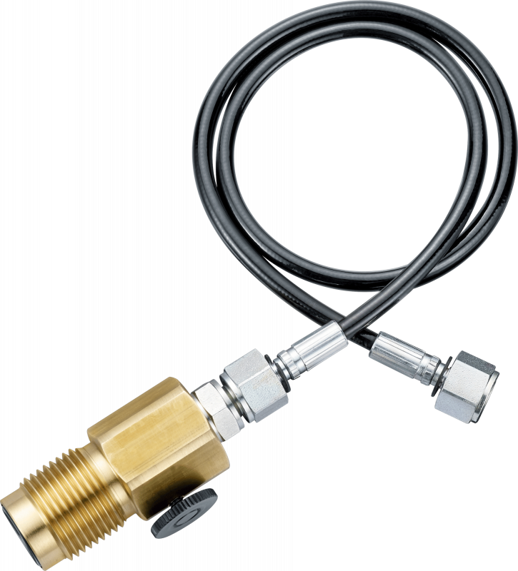 Umarex Quickfill-Schlauch – Anschluss G 1/8", Länge: 45 cm, zum Anschluss an Pressluftflasche