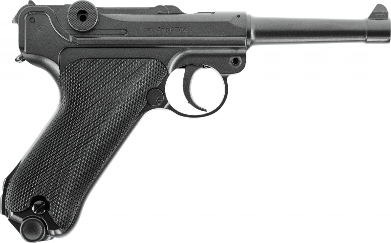 Umarex P08 CO₂-Luftpistole 4,5 mm BB – Vollmetall, klassisches Design
