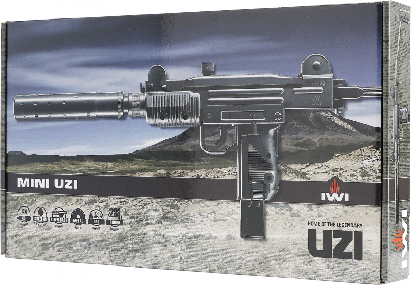 IWI Mini UZI COâ‚‚ BB 4,5 mm â€“ Blowback Airgun