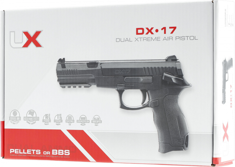 UX DX17 Luftpistole – 4,5 mm (.177) Diabolo / BB, Federdruck, 3,0 J – Ansicht 4