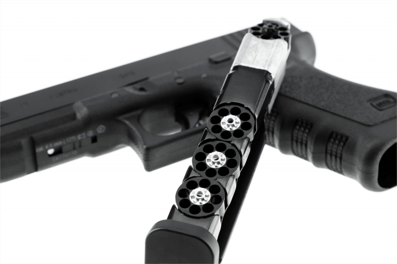 GLOCK 17 CO₂-Luftpistole 4,5 mm Diabolo und BB – Blowback, Metallschlitten, GLOCK-Koffer
