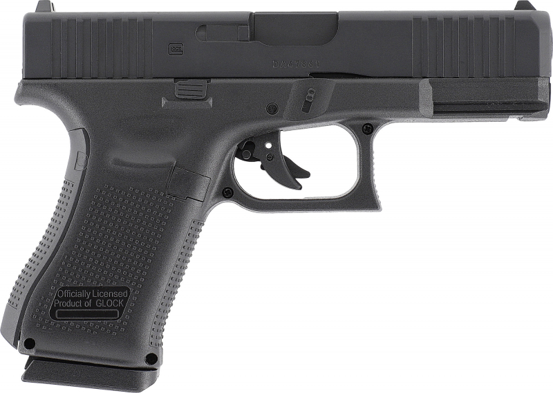 GLOCK 19 Gen5 – 4,5 mm (.177) BB CO₂ Airgun, NBB,  3,0 J