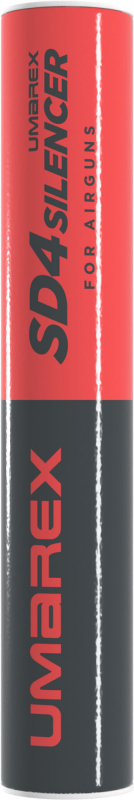 Umarex SD4 Schalldämpfer – 200 mm, 14 mm CCW & 1/2"-20 UNF, bis 6,35 mm (.25)