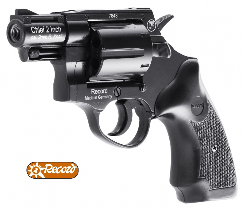 Record Chief Revolver brüniert – 2 Zoll, 9 mm R.K. – Ansicht 4