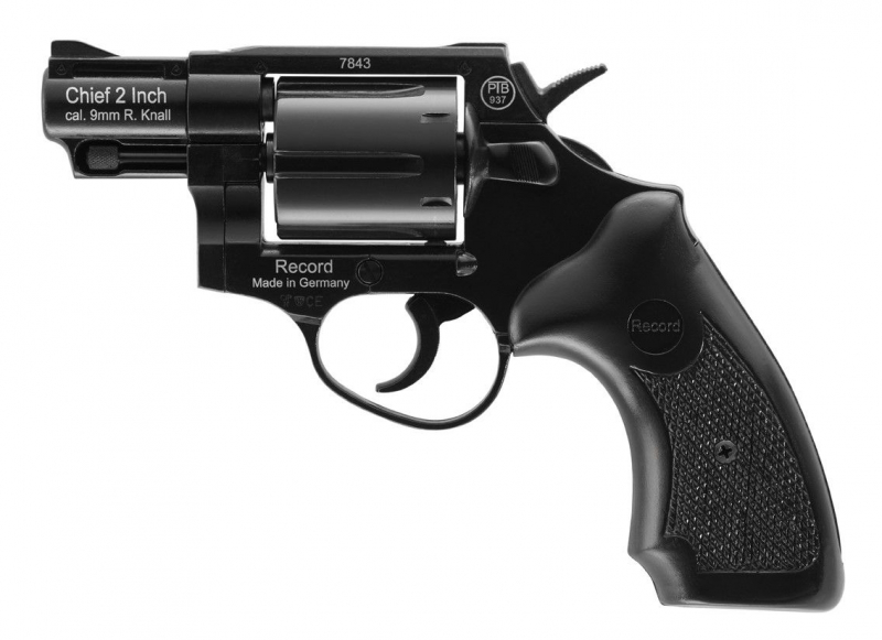 Record Chief Revolver brüniert – 2 Zoll, 9 mm R.K.