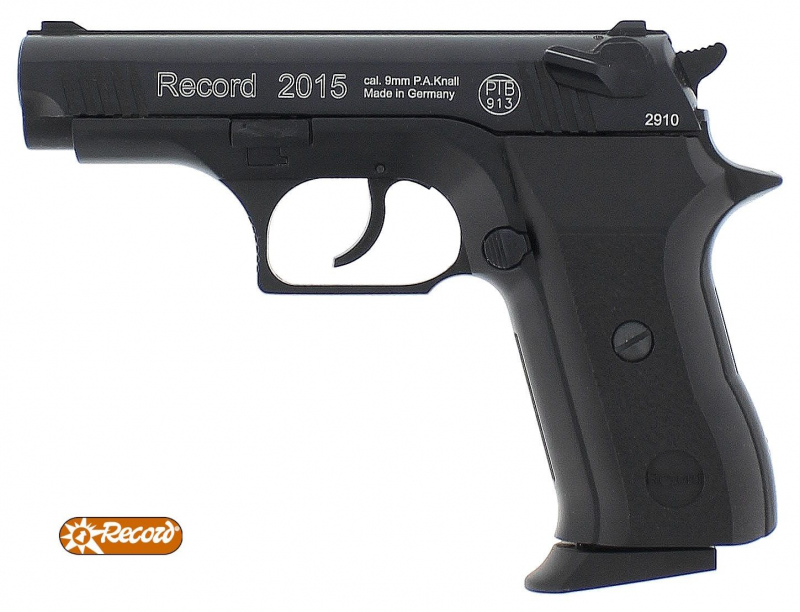 Record 2015 Schreckschusspistole 9 mm P.A.K. – schwarz matt