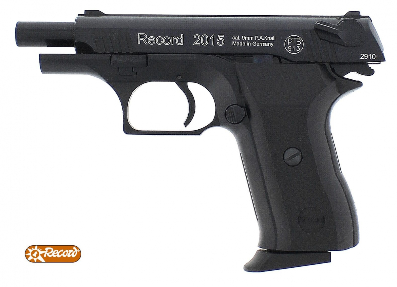 Record 2015 Schreckschusspistole 9 mm P.A.K. – schwarz matt