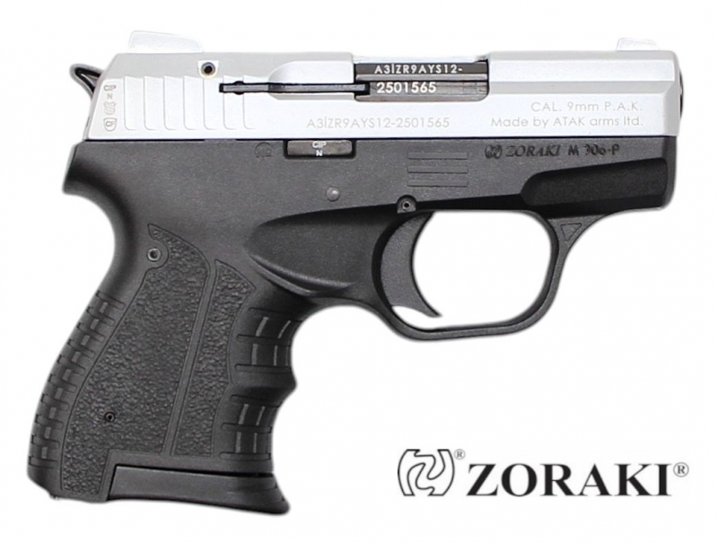 Zoraki 906 Schreckschusspistole 9 mm P.A.K. – Chrom matt