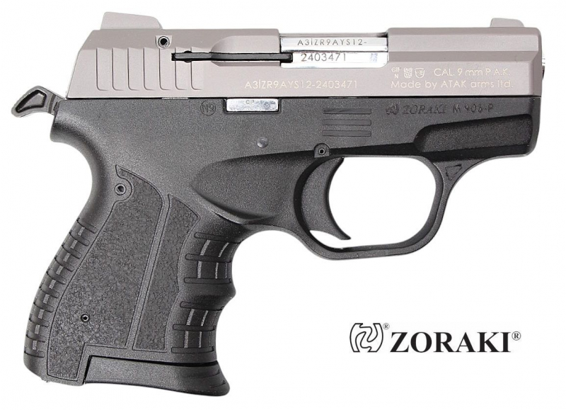 Zoraki 906 Schreckschusspistole 9 mm P.A.K. – Titan Chrom