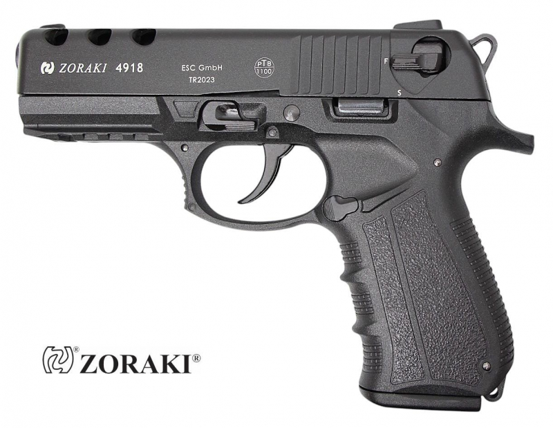 Zoraki 4918 Schreckschusspistole 9 mm P.A.K. – Schwarz