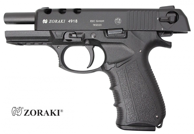 Zoraki 4918 Schreckschusspistole 9 mm P.A.K. – Schwarz
