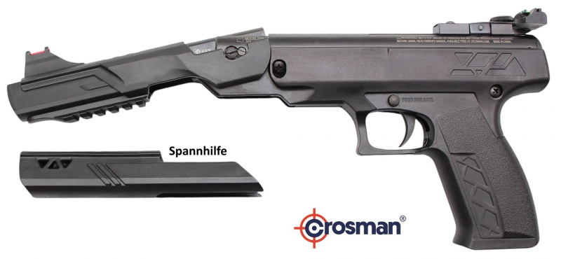 Crosman Benjamin Trail Mark II NP Luftpistole – 4,5 mm (.177) Diabolo, Nitro Piston,  7,5 J