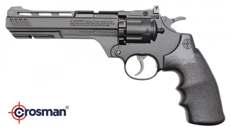 Crosman Vigilante CO₂ Revolver – 4,5 mm (.177) Diabolo & BB,  7,5 J