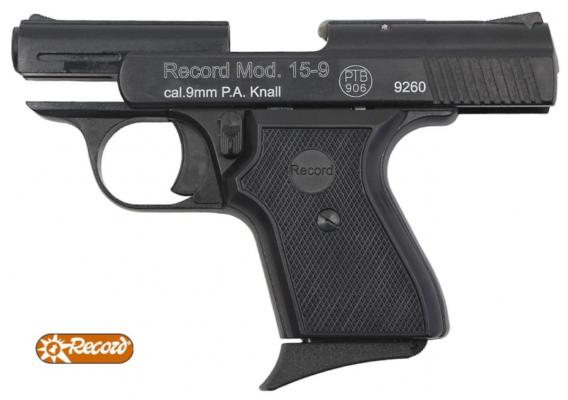 Record 15-9 Schreckschusspistole 9 mm P.A.K.. – schwarz matt – Ansicht 2
