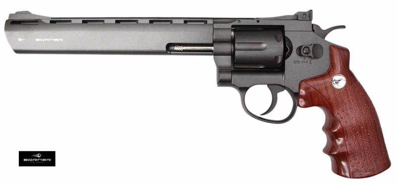 Borner Super Sport 703 CO₂ Revolver – 4,5 mm (.177) BB,  3,0 J