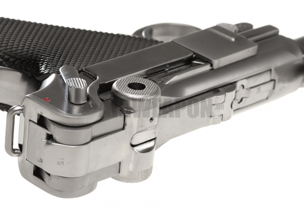 P08 8 Inch Full Metal GBB - Silver | WE