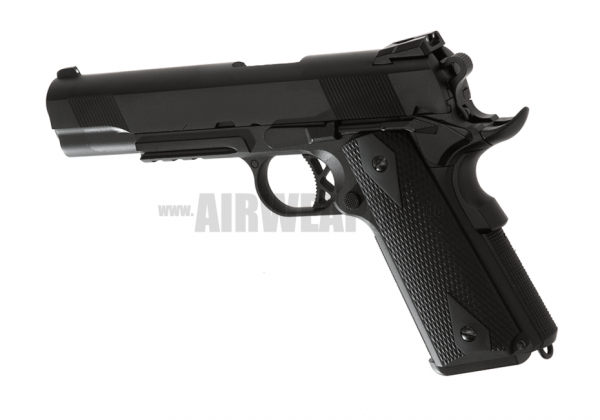 M1911 Tactical Full Metal V3 GBB-Black | WE