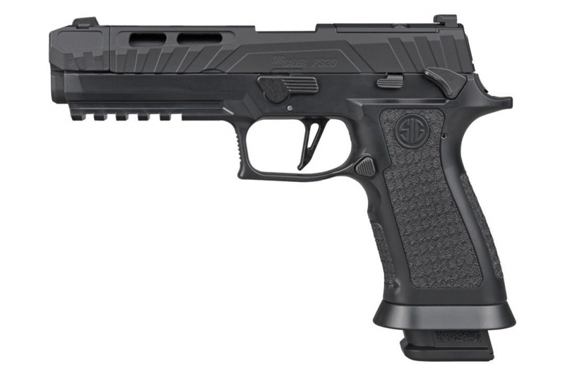 SIG SAUER P320 SPECTRE Comp Blackout CO₂ Blowback Luftpistole 4,5 mm (.177)