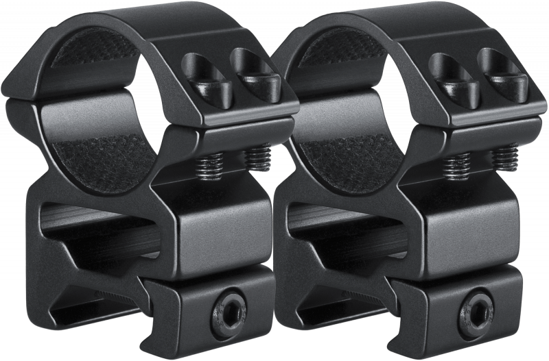 Hawke Match Ring Mount Weaver 1" High – Aluminium, Set (2 St.), Sattelhöhe 14 mm