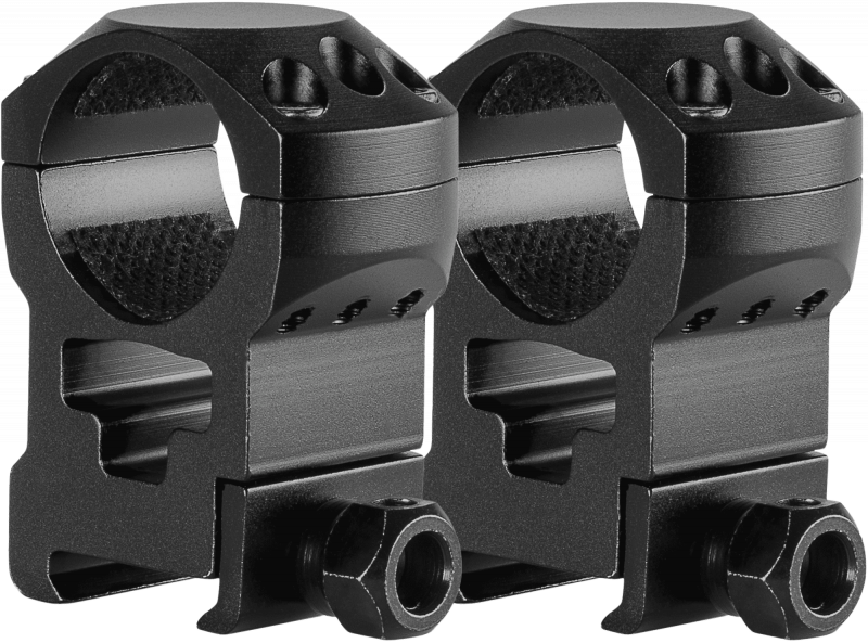 Hawke Tactical Ring Mount Weaver 1" Extra High – Aluminium, Set (2 St.), Sattelhöhe 23 mm