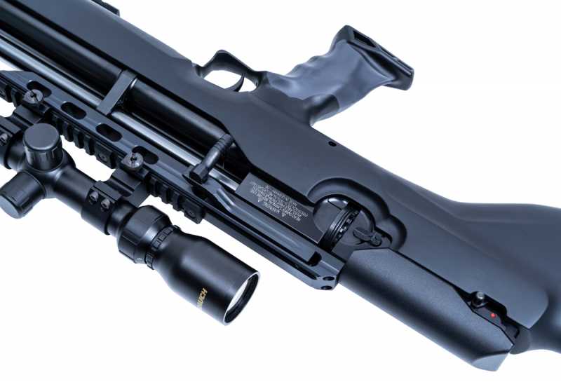 Weihrauch HW 100 Bullpup 4,5 mm PCP Luftgewehr – 410 mm Lauf, Mündungsbremse (Air-Stripper)