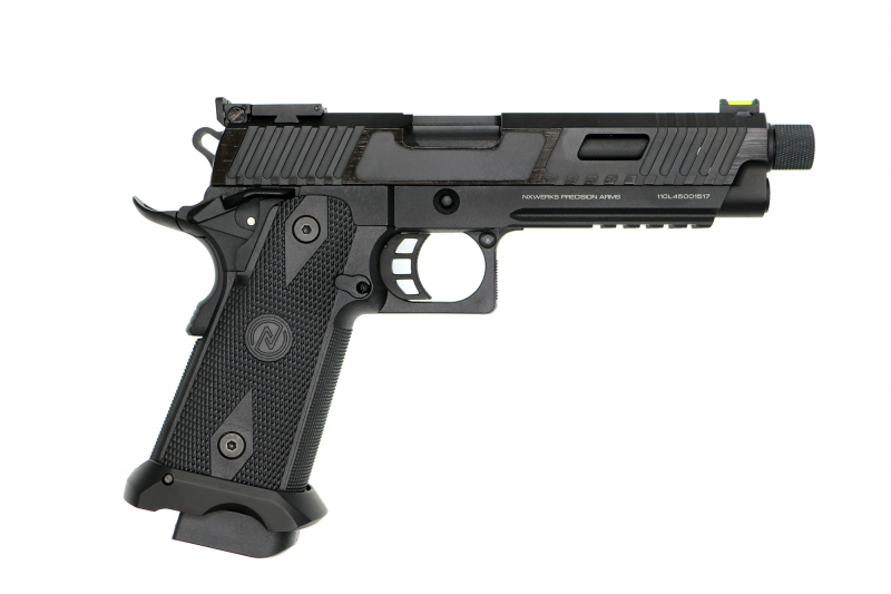 NxWerks NX1911 Pendragon CO₂-Luftpistole 4,5 mm BB – Blowback, Schwarz