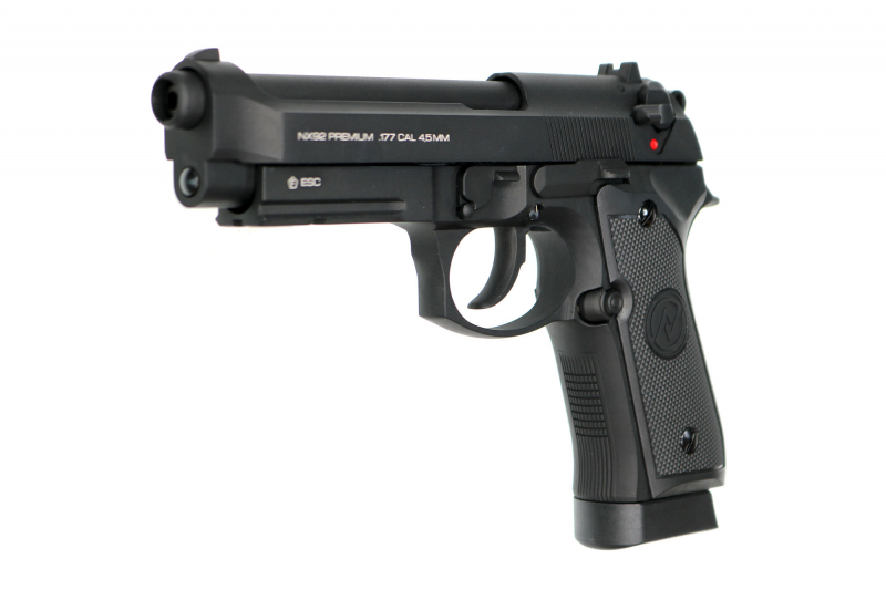 NxWerks NX92 Premium Commando CO₂-Luftpistole 4,5 mm BB – Blowback, Schwarz