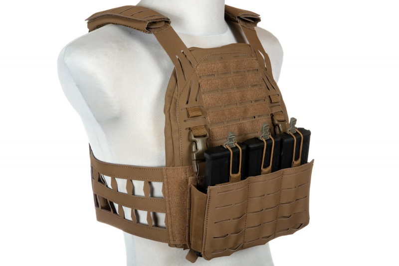 Primal Gear Laser - Cut plate carrier Stegadon - Coyote Brown