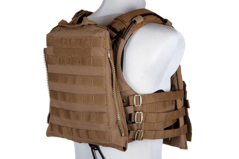Primal Gear Plate Carrier Trias Taktische Weste Coyote Brown