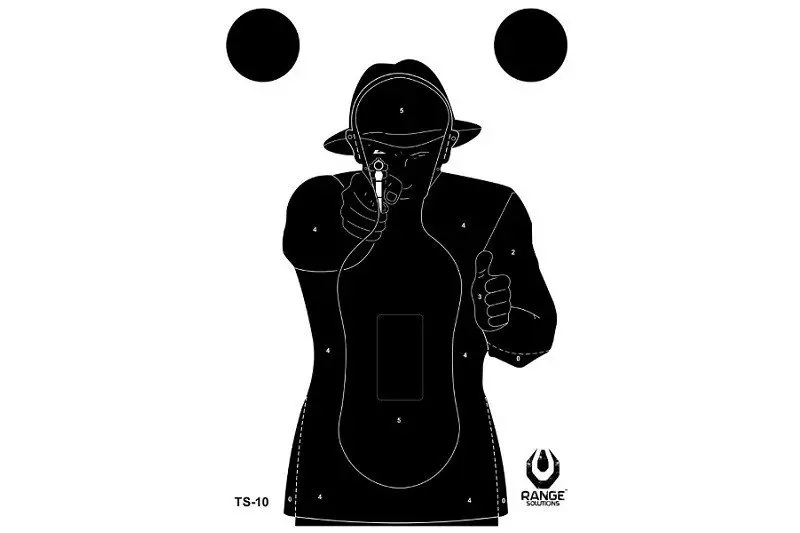 Range Solutions TS-10 Frenchman Trainingszielscheibe - 50 Pcs