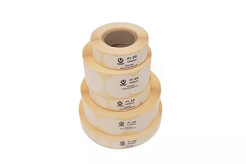 Range Solutions 20mm Zielscheibe Pasters - 1000 Pcs - Weiß