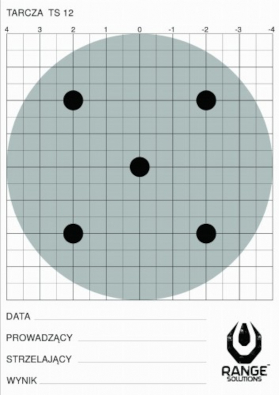 Range Solutions TS-12 Zielscheibe - 100 pieces