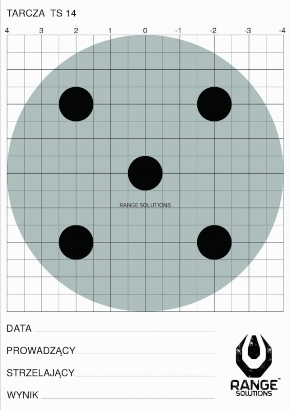 Range Solutions TS-14 Zielscheibe - 100 pieces