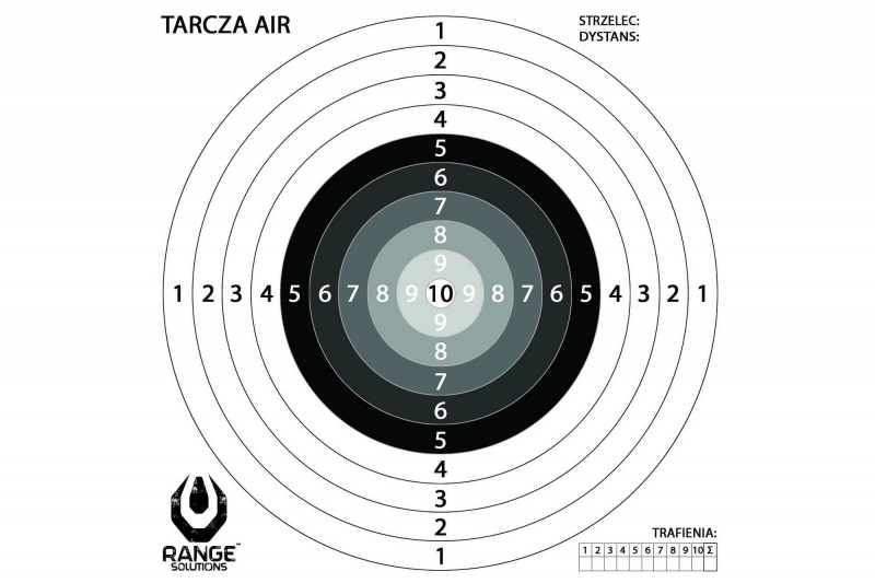 Range Solutions AIR Shooting Targets für Air Gun – 100 Pcs