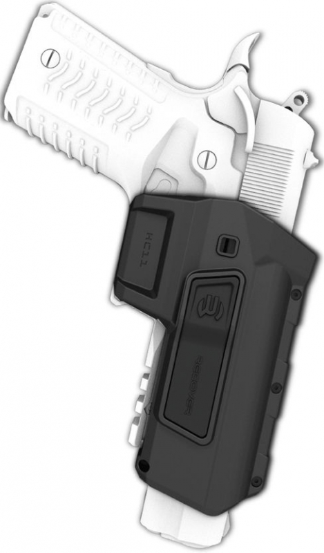 Recover Holster 1911 Grip & Rail rechts - mit Entriegelungstaste