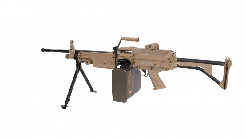 Specna Arms FN Herstal M249 MK1 CORE™ Tan – 0,5 J AEG 6 mm BB
