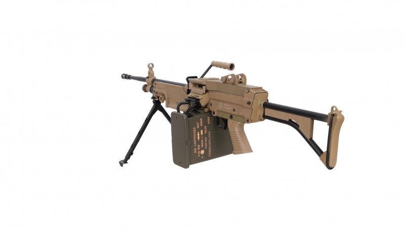 Specna Arms FN Herstal M249 MK1 CORE™ Tan – 0,5 J AEG 6 mm BB