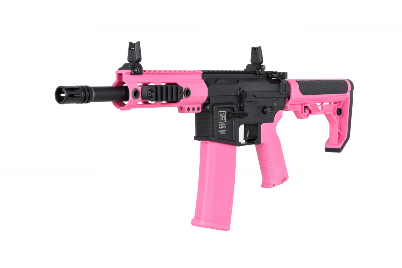 Specna Arms SA-F04-RL FLEX BLDC Light Ops Stock HAL ETU Gen.2 Airsoft Karabiner Pink