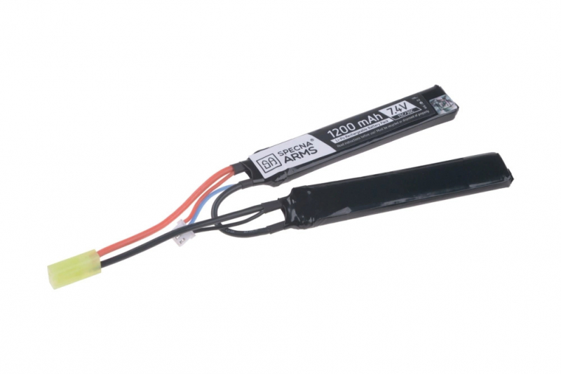 Specna Arms 7,4V 1200 mAh Li-Po 15/30C Nunchuck-Type Mini-Tamiya