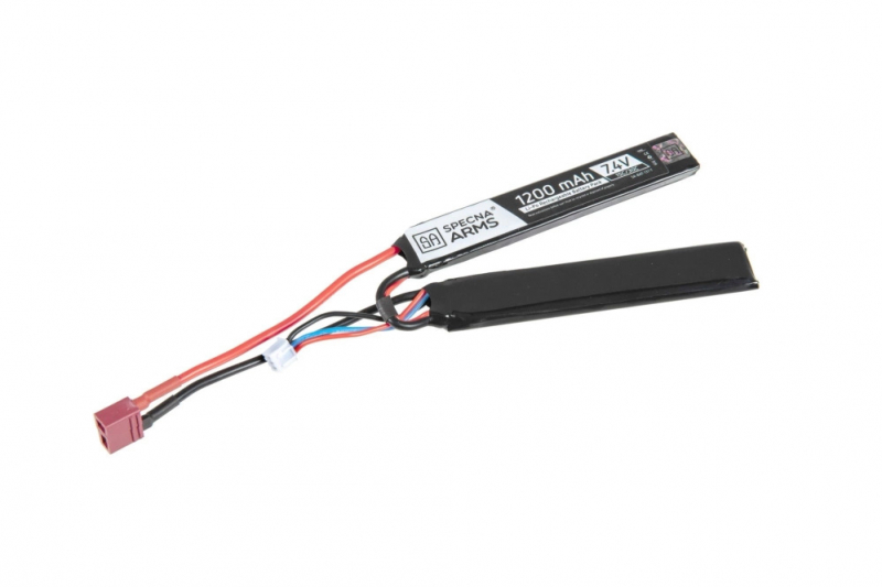 Specna Arms 7,4V 1200 mAh Li-Po 15/30C Nunchuck-Type T-Stecker (Deans)