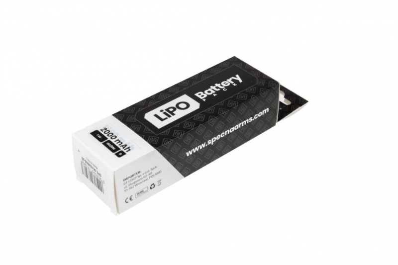 Specna Arms 7,4V 2000 mAh Li-Po 15/30C Nunchuck-Type T-Stecker (Deans)