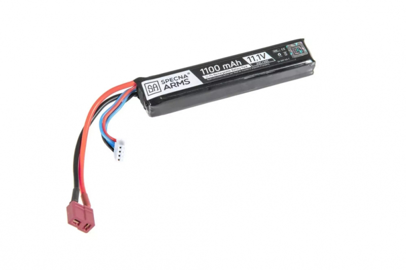 Specna Arms 11,1V 1100 mAh Li-Po 20/40C T-Stecker (Deans)