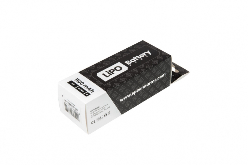 Specna Arms 11,1V 1100 mAh Li-Po 20/40C T-Stecker (Deans) – Ansicht 2