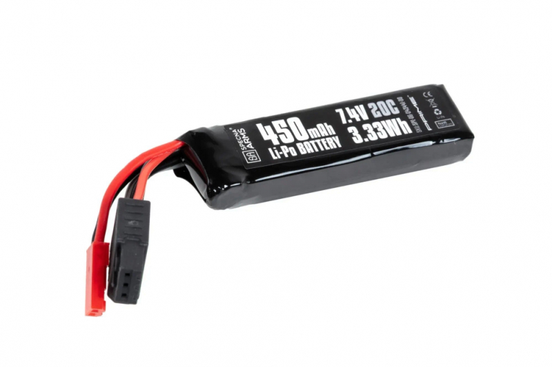 Specna Arms 7,4V 450 mAh Li-Po 20C G-Tech JST