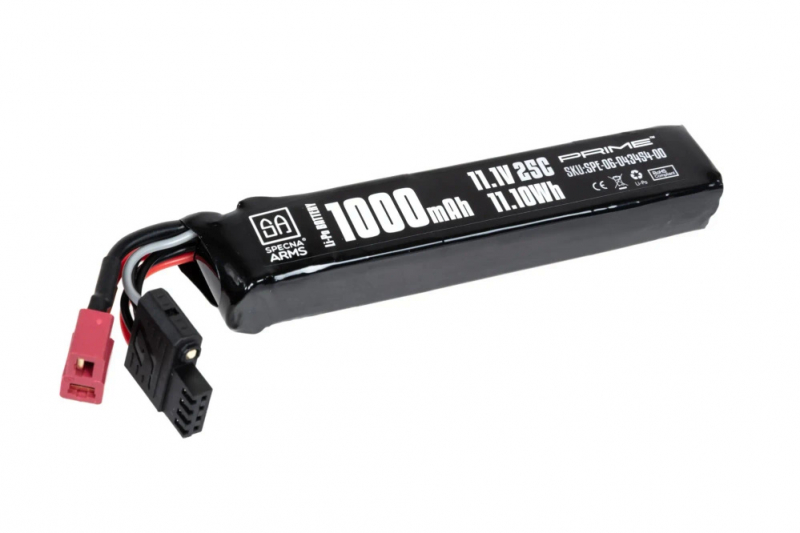 Specna Arms 11,1V 1000 mAh Li-Po 25C G-Tech T-Stecker (Deans)